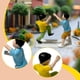 thumbnail image 5 of Figura en miniatura 1/64 para niños, figura de resina pintada, minifigura de personas para diorama Dos niños jugando, 5 of 8