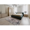 thumbnail image 4 of Ahgly Company Indoor Round Traditional Rosy Brown Pink Persian Area Rugs, 3' Round, 4 of 6