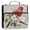 Beautiful Red Bird, variant on Water-Resistant 3-Ring Binder Organizer with Multiple Pockets Zipper Binder Bag for Office Purple Sky and Black Cat