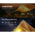 thumbnail image 2 of Camping Sting Lights, AMIR 2 in 1 Waterproof Rechargeable Camping Lantern with 10M String Lights Tent Lights Decorative Lights for Camping Birthday Christmas Patio Garden, 2 of 10