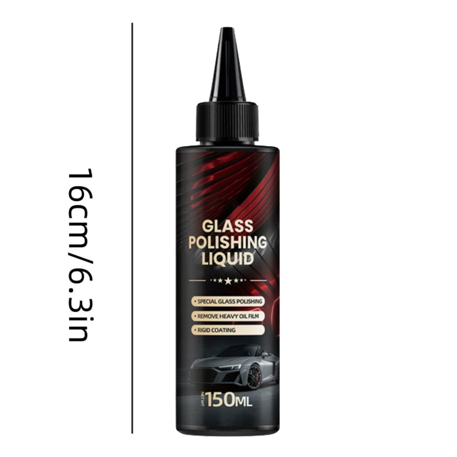 Cadorn 2025 Car Glass Repair Traceless Polishing Solution 150ml – 2/3pc Kit with Polishing Cloth, Windshield Scratch Remover for Automotive, Home Glass, Mirrors & Eyeglasses