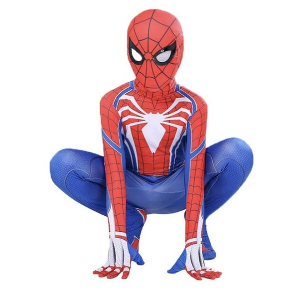 Disfraz de Spiderman Miles Morales, disfraz de Spider Man, mono Zentai, traje de superhéroe de Anime, Mono para Halloween para niños Fivean unisex