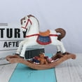 thumbnail image 1 of LRXIYODE 1Set Multi Color Resin Rocking Horse Ornament For Desktop And Tabletop Decor, 1 of 7