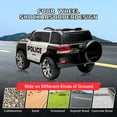 thumbnail image 3 of Kojooin 12v Licensed Toyota Land Cruiser Ride-on Car – Remote Control, 3 Speeds, Music, Horn & LED Lights, 3 of 8