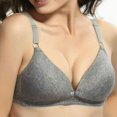 thumbnail image 2 of Women’s Nursing Bra Front Buckles Maternity Bras Seamless Padded Wire-Free Bra, 2 of 6