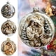 thumbnail image 5 of Christmas Car Hanging Ornament Religious Nativity Scene Acrylic Pendant for Car Mirror Home Decor Holiday Gift Christian Blessing Auto Interior Accessory, 5 of 5