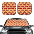 thumbnail image 2 of Naloa Red Cars Print 2-Piece Windshield Sunshade,Foldable Car Front Window Sun Shades,for Most Sedans SUV Truck-Small, 2 of 6