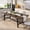 brown, variant on Gaderth 63-83" Extendable Dining Table, Industrial Rectangular Dining Room Table for 6-8 People, Expandable Kitchen Table, Expandable Tables for Small Spaces, Kitchen & Parties