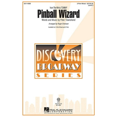 Bally Pinball Parts Hal Leonard Pinball Wizard (Discovery Level 3 2-Part) 2-Part by The Who Arranged by Roger Emerson ()
