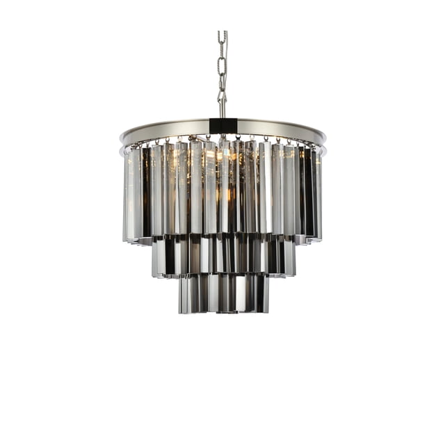 Elegant Lighting Sydney 20" 6 Light Royal Crystal Chandelier