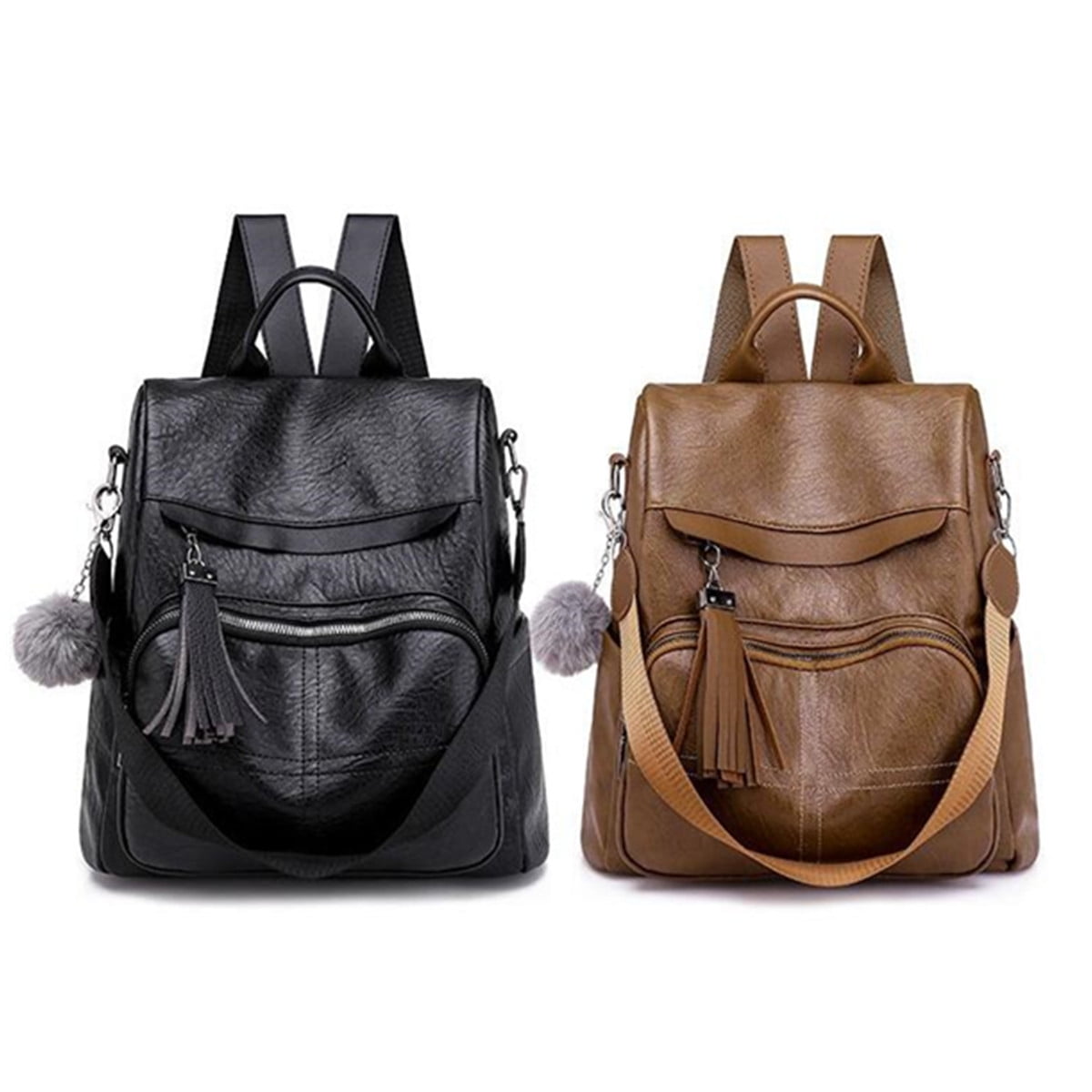 fashion leather backpack handbag