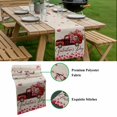 thumbnail image 5 of Valentine's Day Table Runner - 70 Inch Long, Kitchen Dining Table Runner Dresser Scarves, Red Roses Car Love Hearts Romantic Burlap Farmhouse Decor for Coffee Tables Wedding Party Banquet, 5 of 8