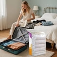 thumbnail image 6 of Vacuum Storage Bags for Clothes Space Saving Compression Storage Bags Heavy Duty Stackable Jumbo Size Clear, 6 of 7