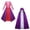 Purple, variant on Girls Kids Sarah Sanderson Witch Costume Dress Halloween Cosplay Costume