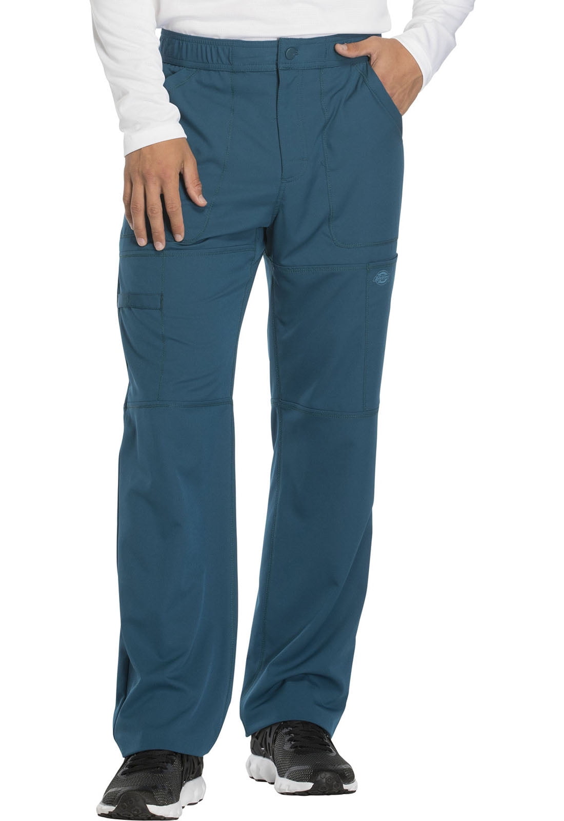 Dickies Dynamix Medical Scrubs Pant For Men Zip Fly Cargo Plus Size 