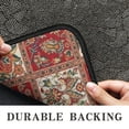thumbnail image 6 of Red Boho Ethnic Floral Patchwork Pattern Door Rugs,Washable Non Slip Door Mats Indoor,Decorative Door Mats,Entry Mat Indoor for Entrance,Bedroom,Kitchen,Bathroom,30"x17", 6 of 6