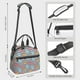thumbnail image 2 of Disketp Colorful Llama Lonchera Térmica para Mujer y Hombre, Bolsa de Almuerzo Reutilizable e Impermeable para Trabajo, Viajes y Picnic, 2 of 7