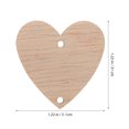 thumbnail image 2 of 50Pcs Heart Wooden Slices Label For Diy Calendar Accessories, 2 of 8