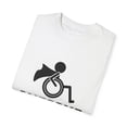 thumbnail image 3 of Novelty Person With Disability Pride Greatness Enthusiast Hilarious Wellness Stroller Pushchairs Trolley Unisex Garment-Dyed T-shirt, 3 of 4