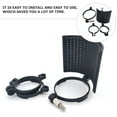 thumbnail image 2 of Raindrops 1 Set U-shape Sturdy Microphone Sound Filter Noise Reduction Microphone Hood, 2 of 8