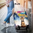 thumbnail image 3 of Happy New Year with Abyssinian Fireworks Holiday Xmas Winter 2025 Travel Luggage Cover Cat Lover Kitten Owner Gifts Suitcase Dust Protective Decor - 00025, 3 of 5