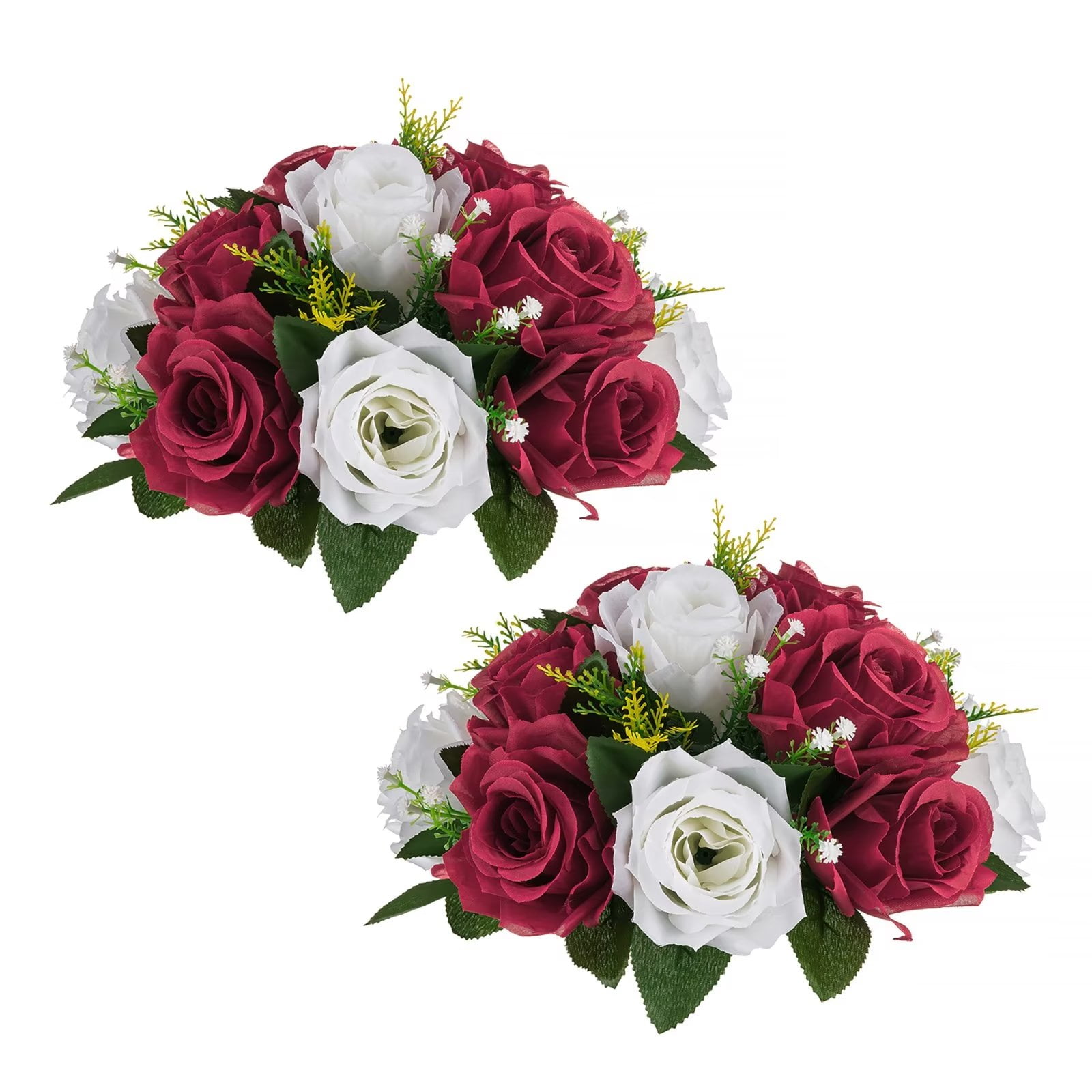 Blosmon Flower Kissing Balls Wedding Centerpieces 2 Pcs Spring