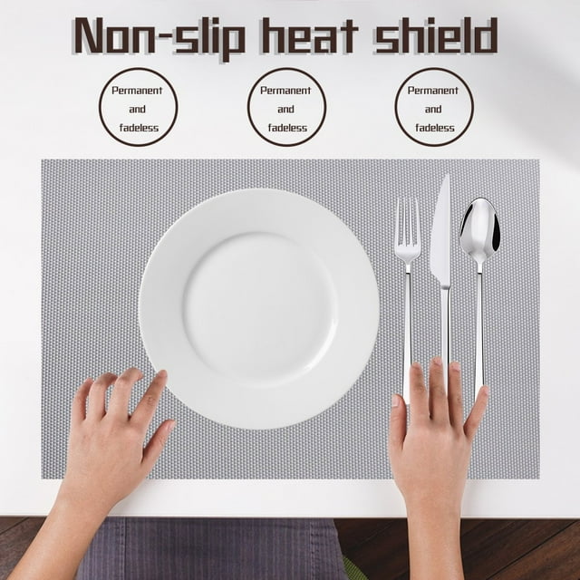 Xihbxyly Mantel Individual de Estilo Europeo, Tejido de Lino Termoaislante, Transpirable y Duradero, Elegante Decoración para La Mesa Del Comedor, Ideal para La Cocina y La Sala de Estar, Multicolor,
