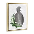 thumbnail image 4 of Vintage Bottle with Bathroom Herbs Gold Framed Floater Canvas Wall Art, design by Lettered and Lined, 4 of 10
