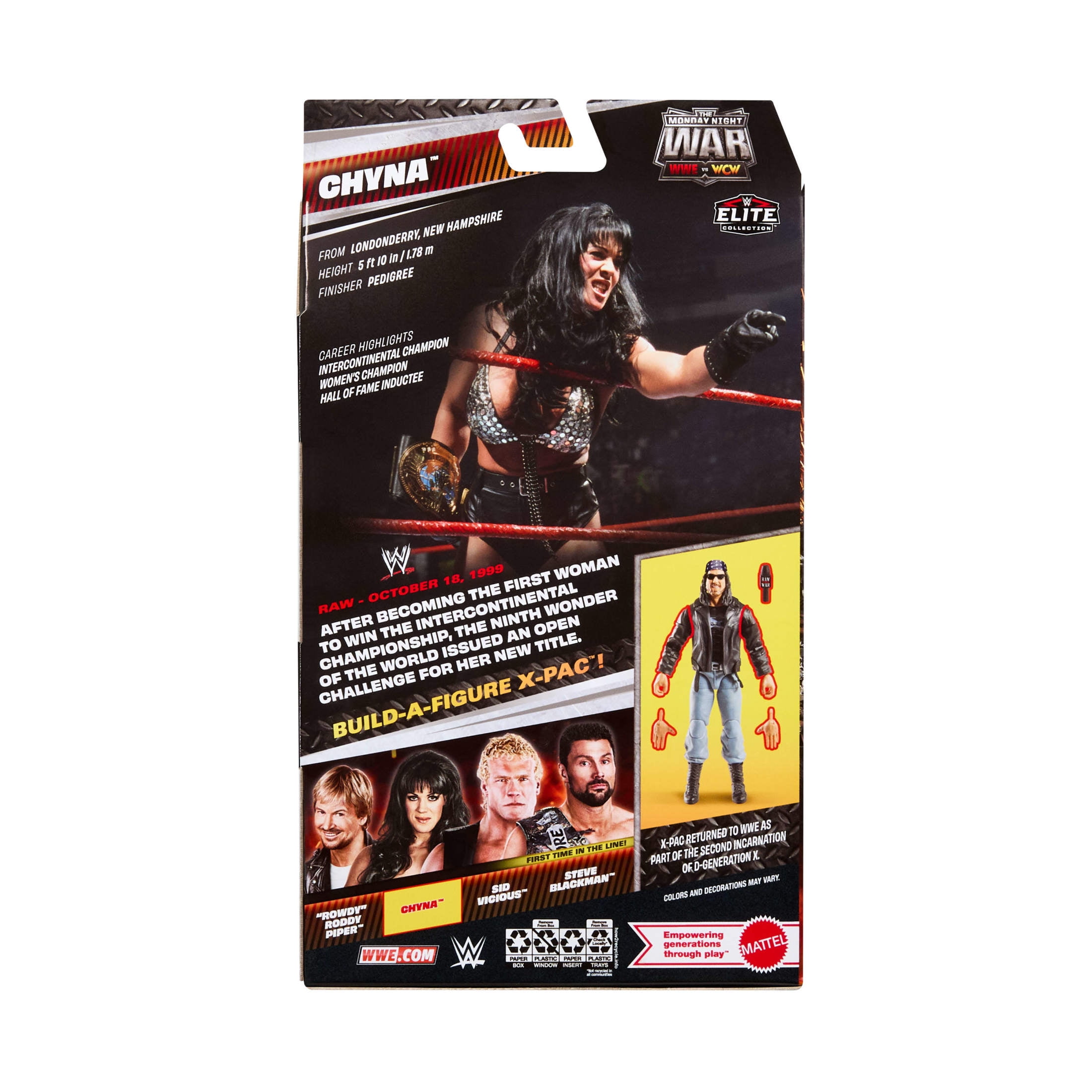 WWE Monday Night War Elite Collection Chyna Action Figure & Accessories 6-inch Set