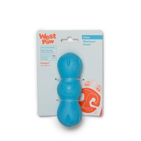 UPC: 0747473760467 | West Paw Zogoflex Rumpus Small 5.25  Dog Toy Aqua