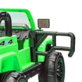 thumbnail image 2 of Xuanlur 24V Ride on Toys for Big Kids w/Width Seat, Ride on Truck w/ Remote Control, Kids Electric Car for Kids, Rear Suspension, Portable Pull Rod, Light, Trunk Storage, Bluetooth, 2.5-4 MPH, Green, 2 of 5