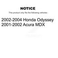 thumbnail image 2 of SIM Front Rear Semi-Metallic Brake Pads Kit for Car Honda Odyssey Acura MDX KSM-100337, 2 of 8