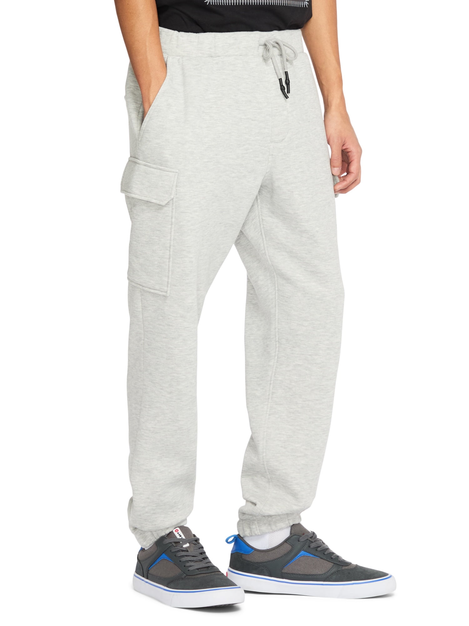 Airwalk Men's & Big Men's French Terry Cargo Pant, Sizes XS-5XL