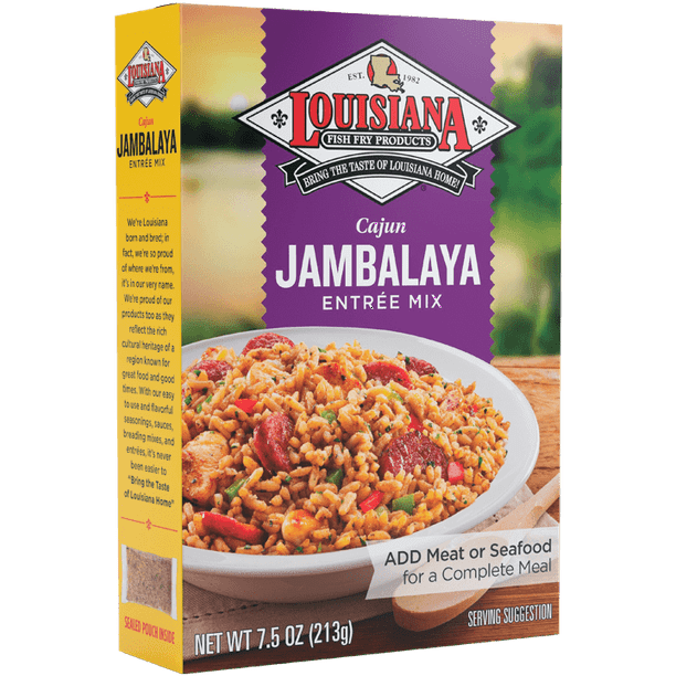 Louisiana Entree Mix, Cajun Jambalaya, 7.5 oz