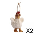 thumbnail image 1 of 2x Llavero de Muñeca Animal, Llaveros Colgantes de Dibujos Animados para Mochila, Regalos de año Nuevo, Monedero, 1 of 8