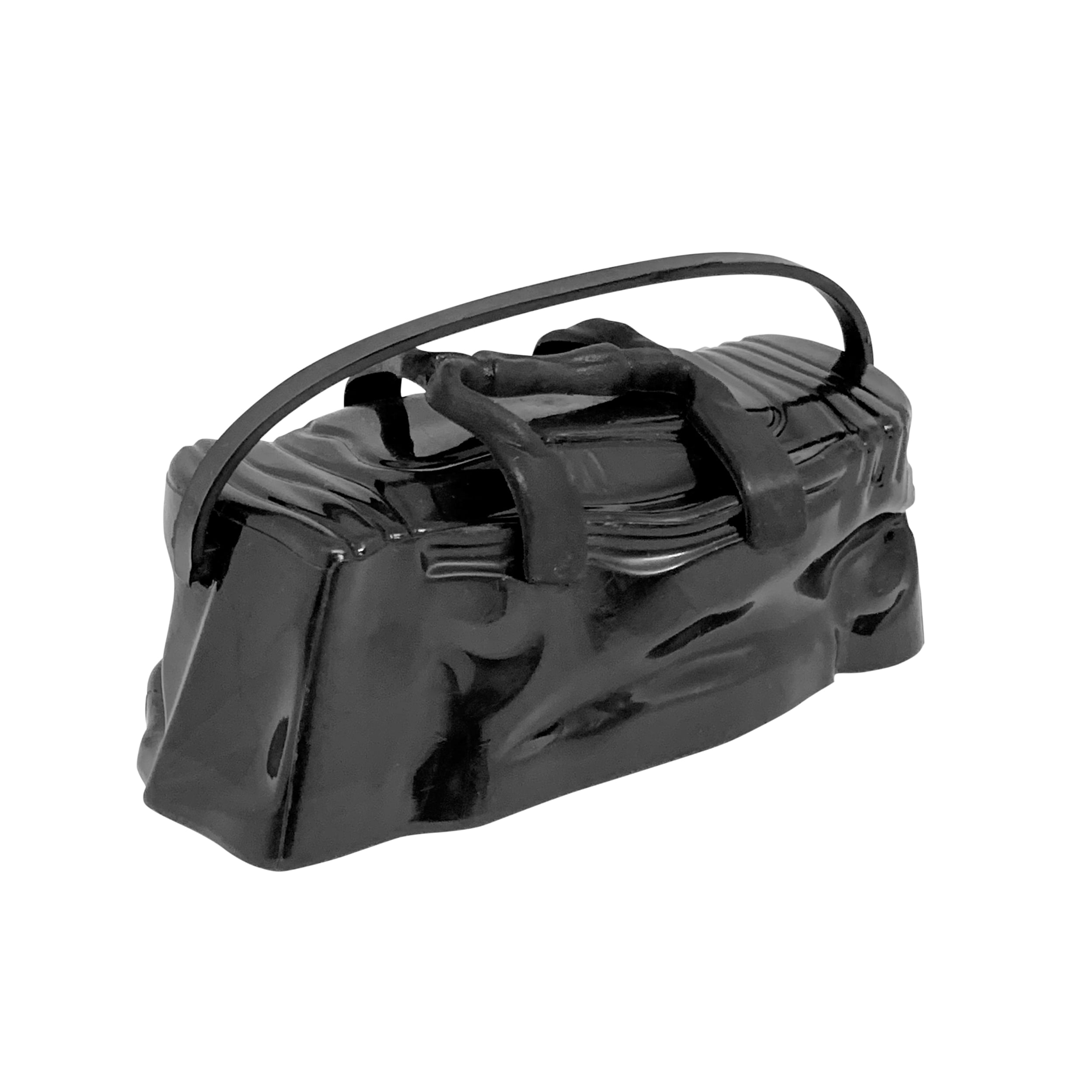 Black Plastic Toy Duffel Bag for WWE Wrestling Action Figures