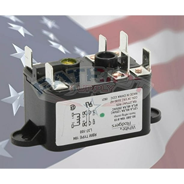White Rodgers 90380 Fan Relay Heavyduty Single Pole Nor