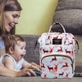 thumbnail image 1 of Mochila plegable portátil para cuna de bebé bolsa de pañales de Likrtyny maternidad impermeable elegante, 1 of 6