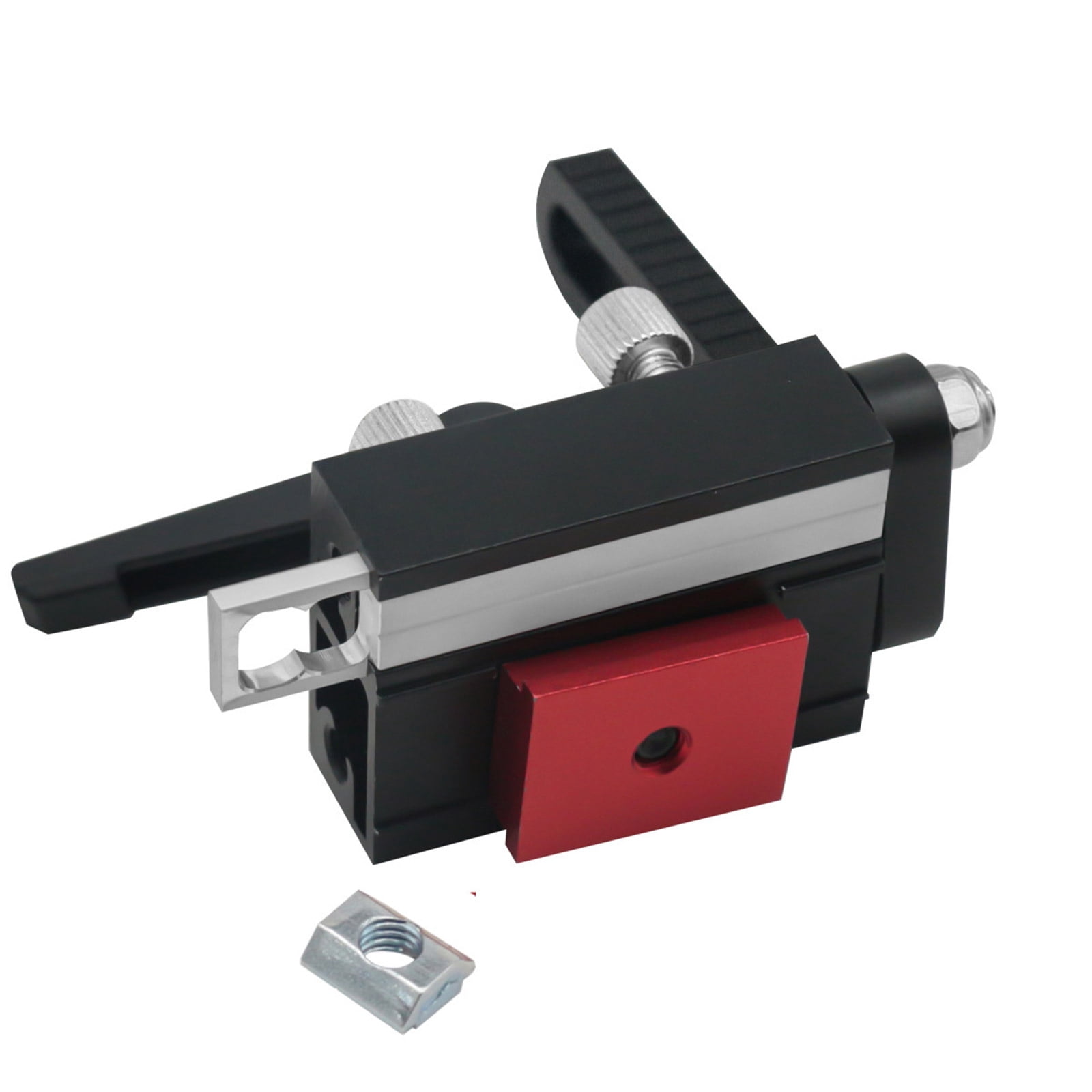 75-Type Aluminum Profile Fence Miter T-Track Bandsaw Jigs T-Slot Track Stop Woodworking Table Saw Backer Tool