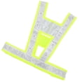thumbnail image 1 of Chaleco de seguridad industrial de alta visibilidad, reflectante, con franjas reflectantes y luces LED (amarillo)., 1 of 8