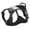 Black, variant on Dog Harness for Small Sized Dogs, Dog Friendly Co Harness with Reflective No-Pull Design, Durable Anti-Break Chest Harness for Outdoor Walking(Pink Mint 8-15kg)