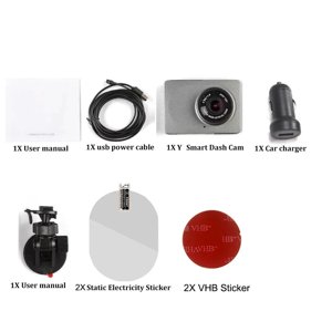 Pour xiao YI Smart Dash Cam pour voiture ADAS 2.7 Écran complet HD 1080P Dash Cam