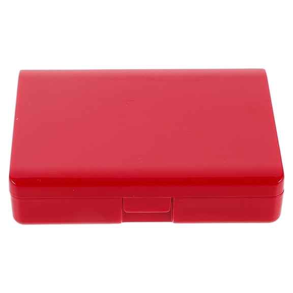 SEWCHICS Red Plastic Watercolor Palette Tray with 24 Compartments for Easy Mixing