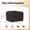 thumbnail image 5 of Honeii Animal Paw 1 Print 4 slice Toaster Cover, Two Slice Toaster Dust-proof Cover For Kitchen Small Appliance and Fingerprint Protection, 5 of 7