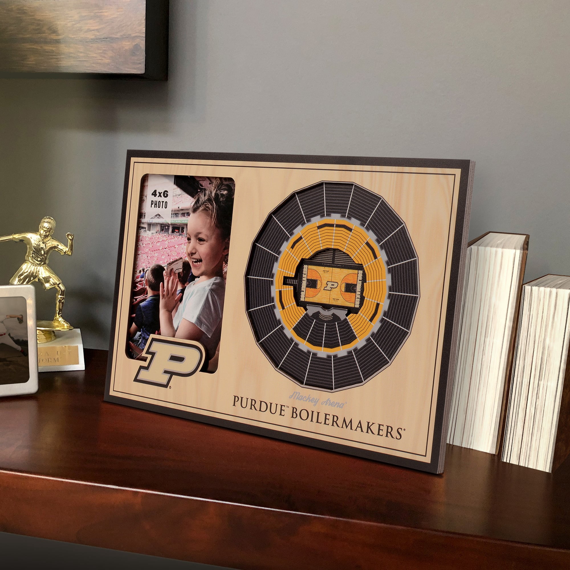 IDNA Purdue Boilermakers 3D StadiumViews Picture Frame