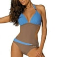 thumbnail image 1 of Maillot de Bain Rehausseur Dos Nu pour Femmes une Pièce Monokini Bikini, 1 of 2