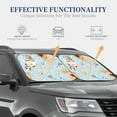 thumbnail image 4 of Saiise Cute Gnome Bee Collects Honey for Foldable Car Sun Shades (2-Pack) Offer Sun Protection with an Easy-fold Design for Convenient Windshield Shading-Medium, 4 of 6