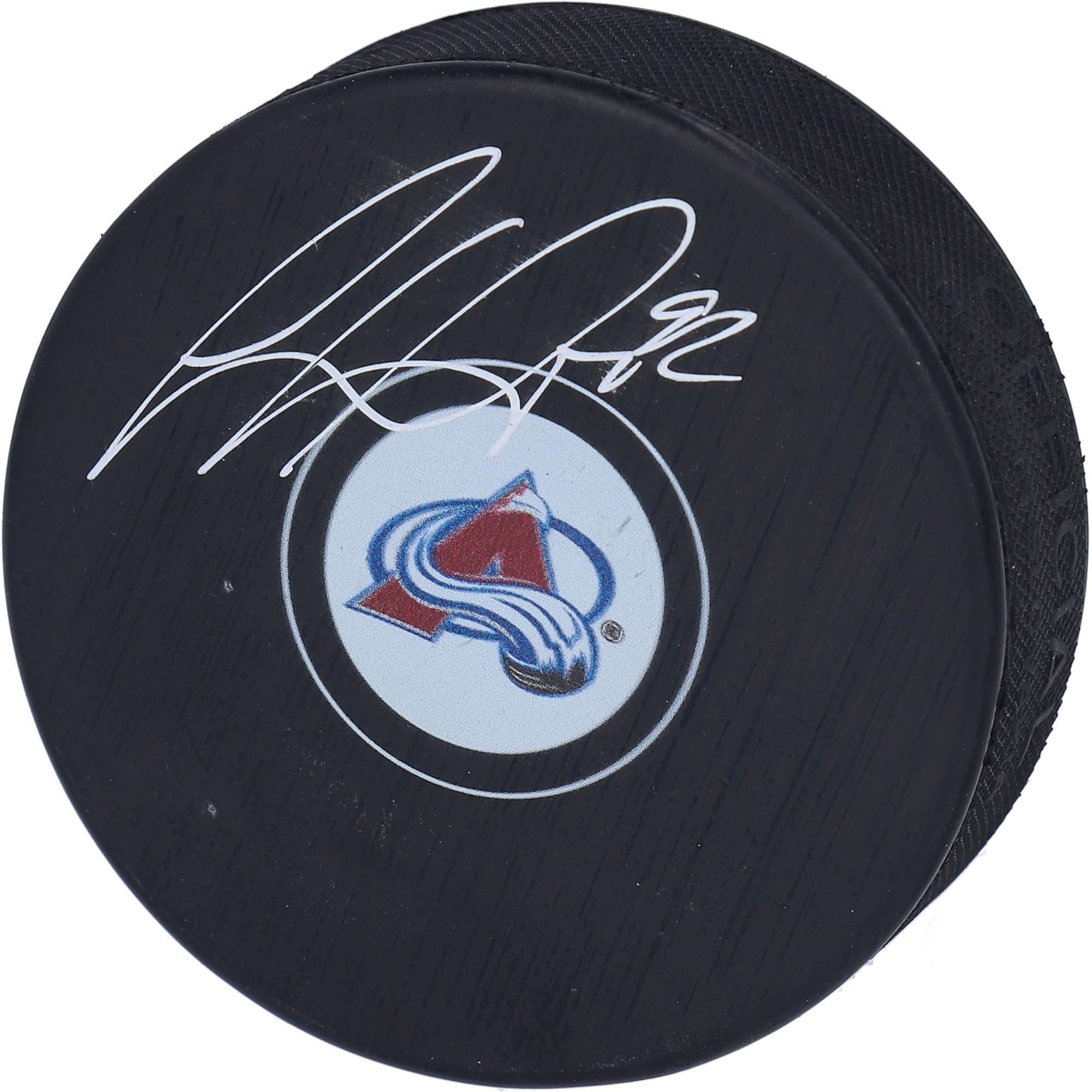 Fanatics Authentic Certified Unsigned Pucks Colorado Avalanche Unsigned InGlasCo Autograph Model Hockey Puck 