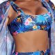 thumbnail image 5 of Trajes de baño para mujer, Trajes de baño para mujer, Traje de baño de tres piezas con tirantes de bikini estampados para mujer, Traje de baño de nailon para mujer, 5 of 9