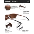 thumbnail image 3 of Gafas de Sol Polarizadas BIRCEN con Protección UV400 y Armazón de Al-Mg, 3 of 5